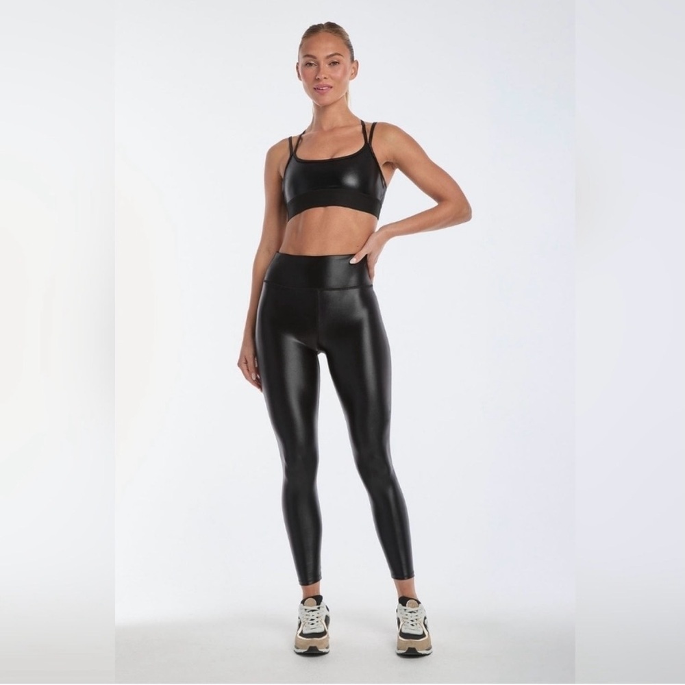 NOLI liquid leggings black size XS workout gym athletic squat proof stretch